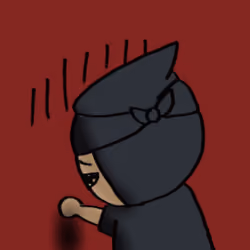 Round face CryptoNinja #001 depressed