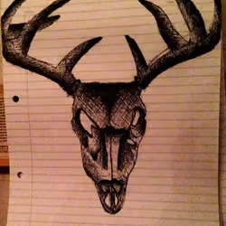 Stag on Foolscap