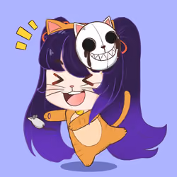 Hoseki chan meow mewo orange #18