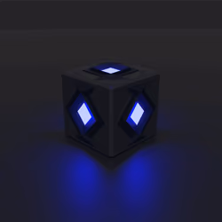 Glowing Block #Dark Blue