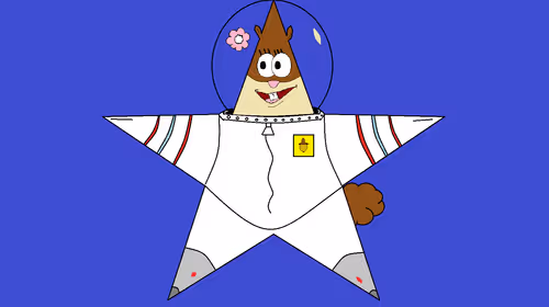 Sandy Sandy Cheeks star #001 