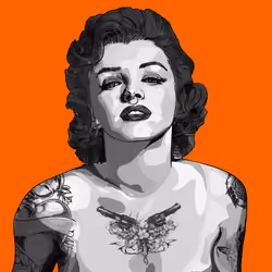 Diva and Tattoos, Orange