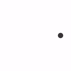 Just a Black Dot on The Right