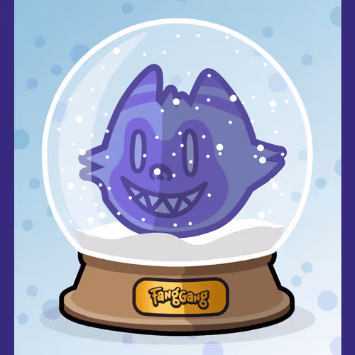 Fangmas Card - Snow Globe