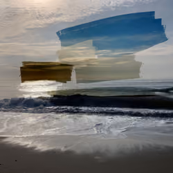 Waves throwing shapes onto Ancha (2023)