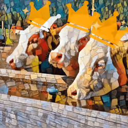 3 wise cows