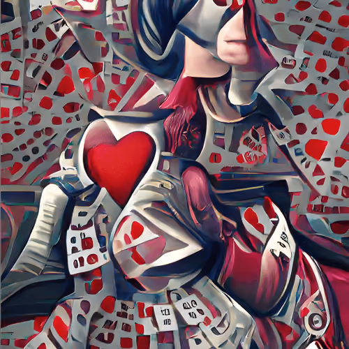 Queen of Hearts in the Hall of Distorting Mirrors 14 of 15