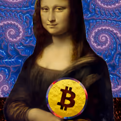 Mona Lisa Bitcoin HODL 4