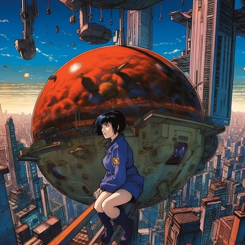 Futuristic Universe: Dynamic Cyberworld