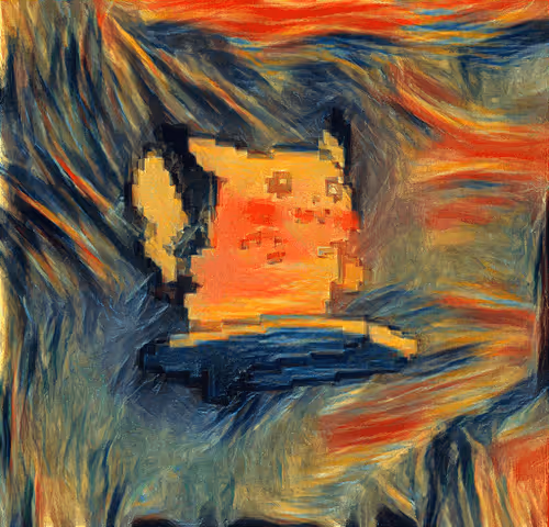 Pikachu x The Scream