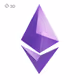 Ethereum Logo 3D