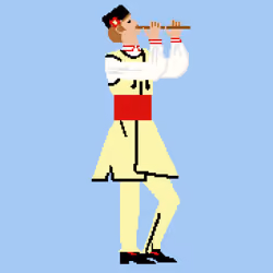 A man’s costume from Tran region