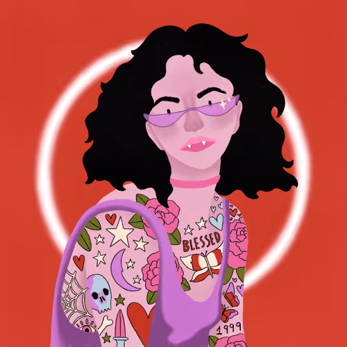 Bad Tattoos x Crypto Neon Girls