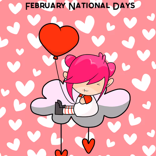 AlphaBetty Doodles National Days - February