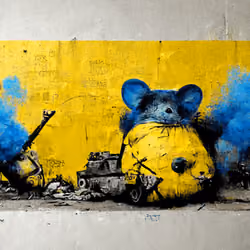 banskyOnWarWall #03