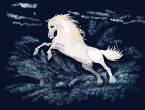 white horse