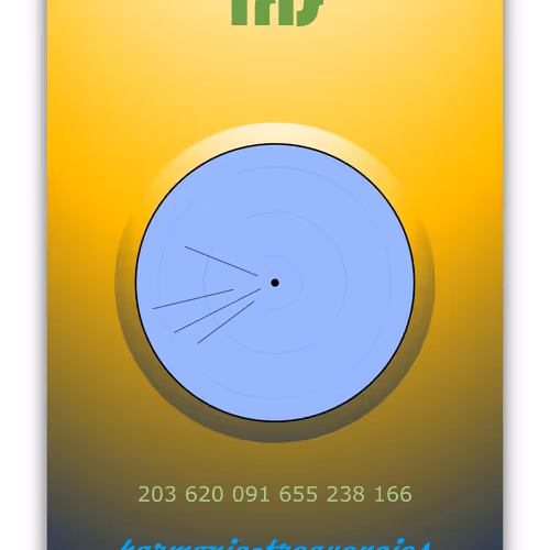 Body Healing Card #166 with healing code and radionics barcode