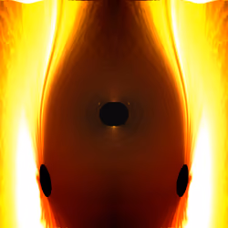Black Holes Dance Red