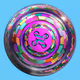 #00225 - Dinty Button - Dashing