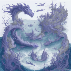 Violet Water Dragons #3