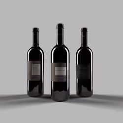 3D Wine Bottle Scene