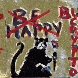 NEVER BE HAPPY AGAIN; Buy Crypto