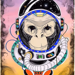 Ape to the moon