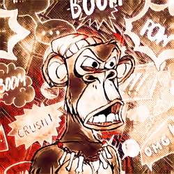 Bored Ape "Being In Power Edition" #186