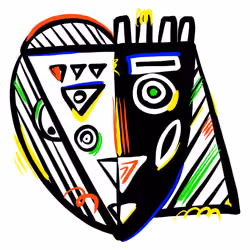 Modern abstract people #2