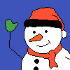 The Blue Snowman