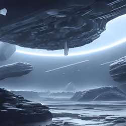 Sci-Fi Mining Facility #19