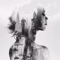 Double Exposures BW #24