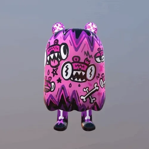 Boo-Bear 004: Monchy Boo (Poly Pink)