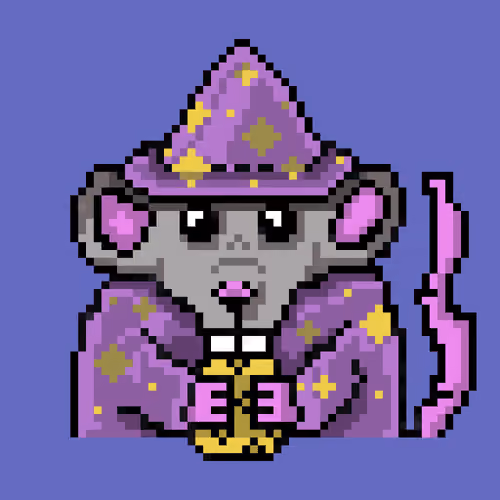 Pixel Wizard Rat