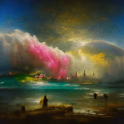 Colorful storm