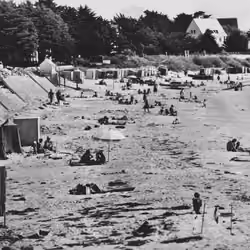 Carnac, la plage de Légenèse, 1960