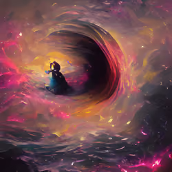 A Bright Black Hole