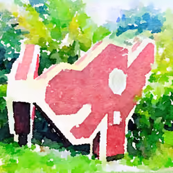 Red Dot Painting Art #19