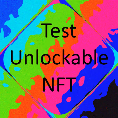 Test Unlockable NFT Matic