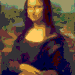The Mona Lisa of Web Colors Only (Still Shot)