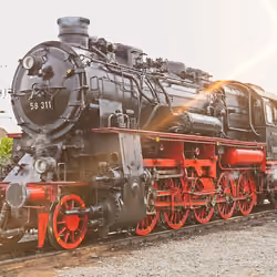 Old steam locomotive 