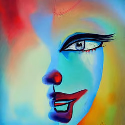 colored face #97