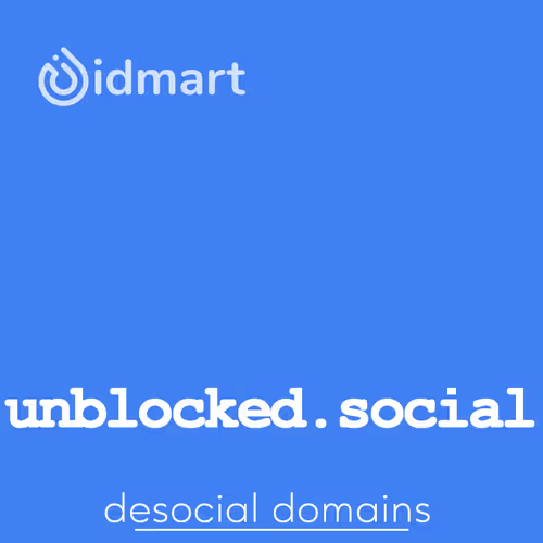 unblocked.social - best domain for blockchain based desocial projects. 