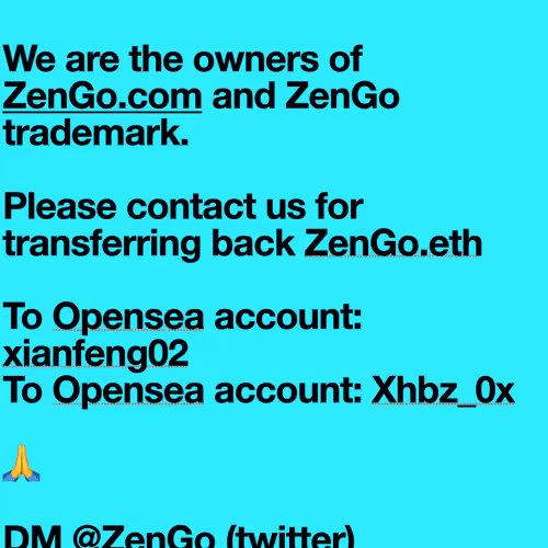 Return ZenGo.eth