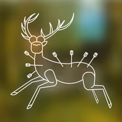 Wounded Deer Simplified - *only available to NFTLab Art Crew Members [NFTLac]