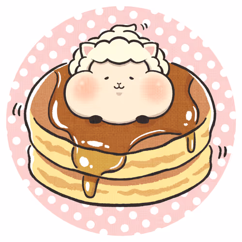 S5 015 Mochi Alpaca on the pancakes