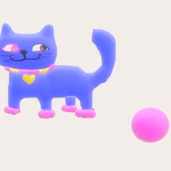 Heart Cat 3D #3