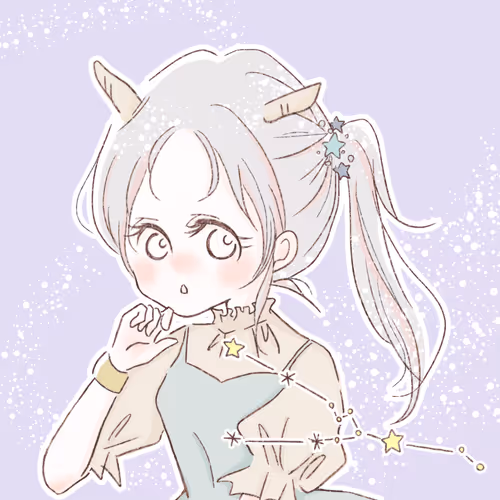 pastel-colored girl #003