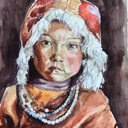 A  girl from  Ulan-Ude