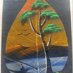 ColorArt on ficus leaf #3